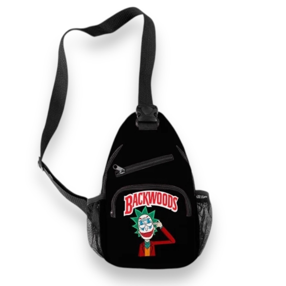 Backwoods Rick Graphic Cartoon Mini Backpack